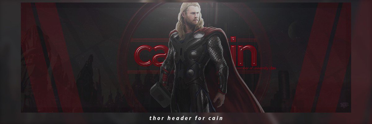 pelkz1's tweet image. Thor themed header for @UniversityCain 
Don't forget to Like and RT if you enjoyed!
Let me know what you think of it