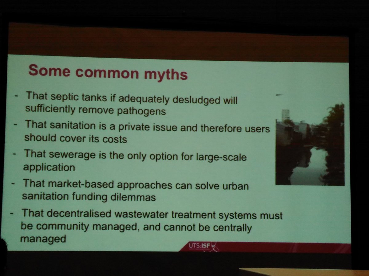 andreshuesoWA's tweet image. Debunking myths and expanding frontiers of #urban #sanitation at the #WASH2016 conference in Brisbane