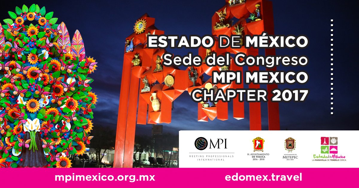 SeducEdoMex's tweet photo. #EdomexMPI2017 El Edoméx (Toluca y Metepec) será sede del XI Congreso MPI 2017. https://t.co/7UGCVputz5