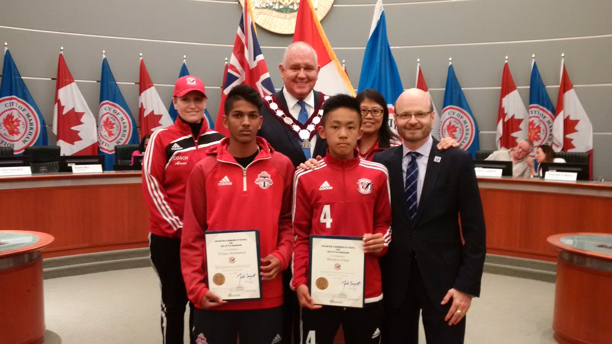 cityofmarkham's tweet image. @u_msc boys team add to the honors and achievements by the Unionville Milliken Soccer Club
