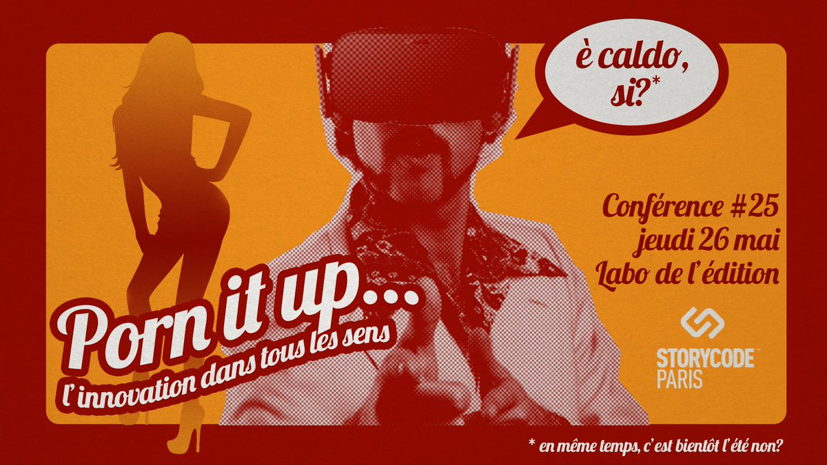 StorycodeFR's tweet photo. Reste des places pour la conf #PornitUp ! On parlera #Innovation hein, vous leurrez pas ;) https://t.co/LqvWoN4qn4 https://t.co/Nw6R0H8Esx