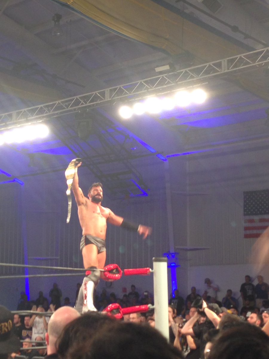 Nealbuddha's tweet photo. Found a pic of the new champ I forgot 2 post frm #globalwars  @ringofhonor  @theBobbyFish #ringofhonor #hedeservesit https://t.co/9Apsovyk0N