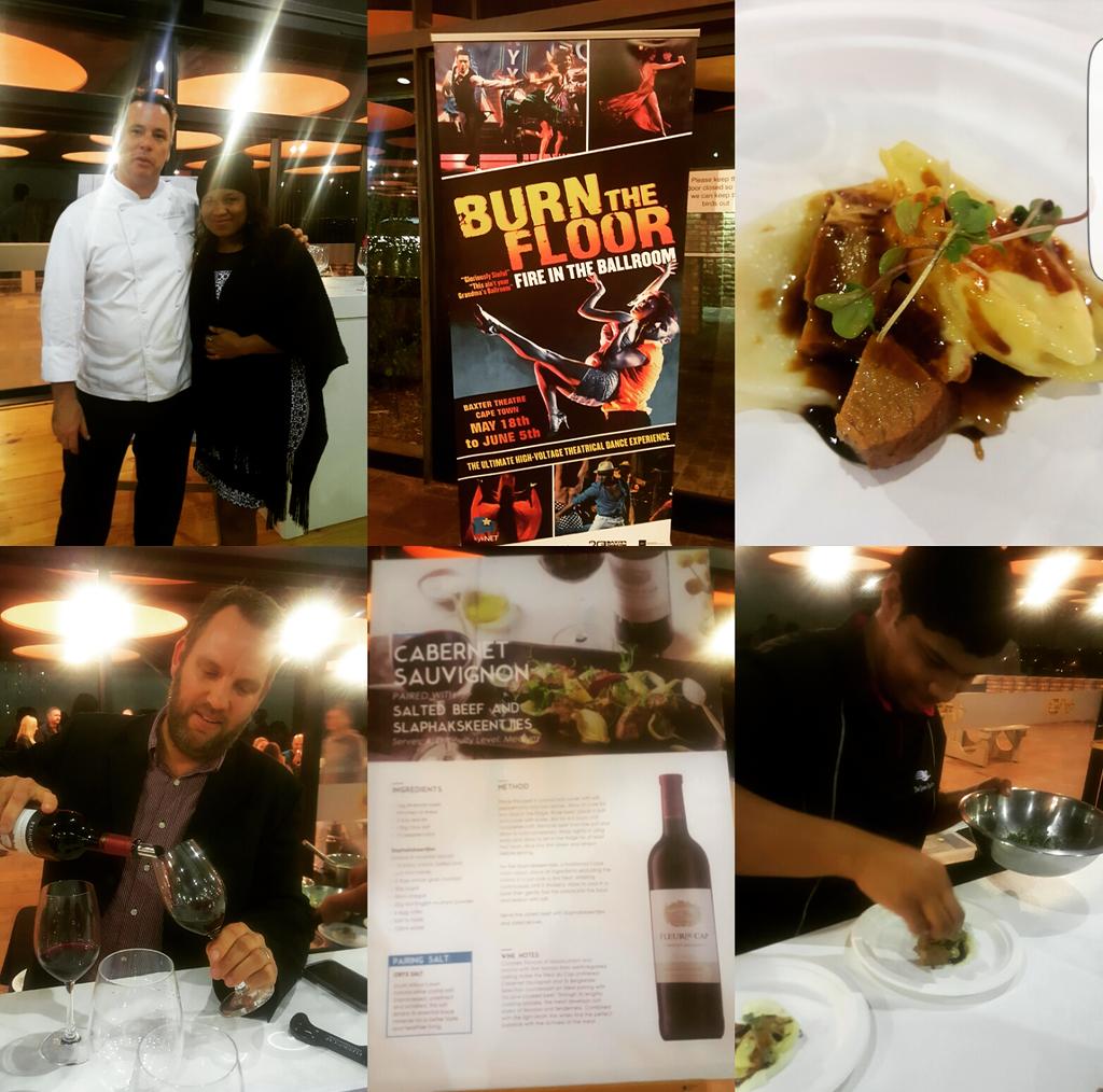 mzansicuisine's tweet photo. What a captivating evening!  Thank you @FleurduCapWines.  Great job to @TheGooseRoaster #FdCTTT #burnthefloorSA https://t.co/7ax43tV0IV