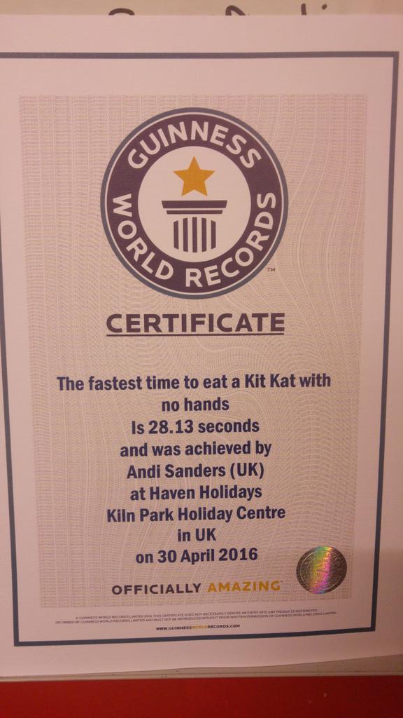 AndiSanders1's tweet photo. Check me out... Officially amazing... @GWR @FunStarsGoLive @haven https://t.co/OGCZv6Iwud