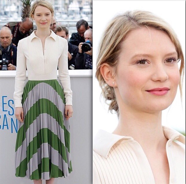 fabiolamakeup's tweet photo. #TBT to #Cannes film festival with this lovely lady #Miawasikowska for #Mapofthestars @traceymattingly #MUA https://t.co/5BxVycIRK6