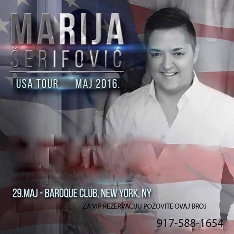 elitepromonyc's tweet image. Serbian sensation MARIJA SERIFOVIC live on Sunday, May 29th
BAROQUE Nightclub welcomes her on the USA tour
Door ope