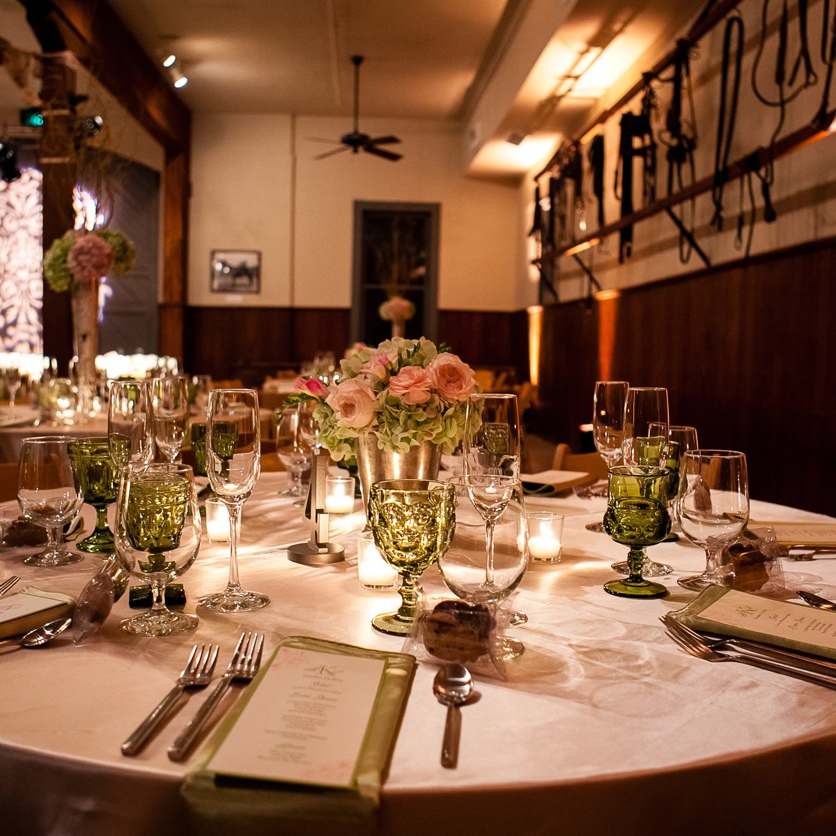 A #tablescape with #vintage green depression glass from <a href="/VintageVessels/">Vintage Vessels</a>. W/ @fetenashville <a href="/BelleMeadePlant/">BelleMeadePlantation</a>