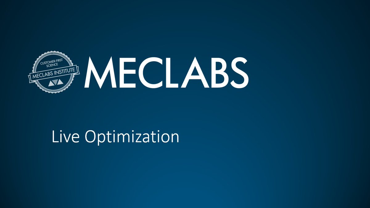 MECLABS's tweet photo. We're jumping into #liveopt! Don't miss out, you can still join: https://t.co/99tS4HRKLl https://t.co/i7X723Jr2K