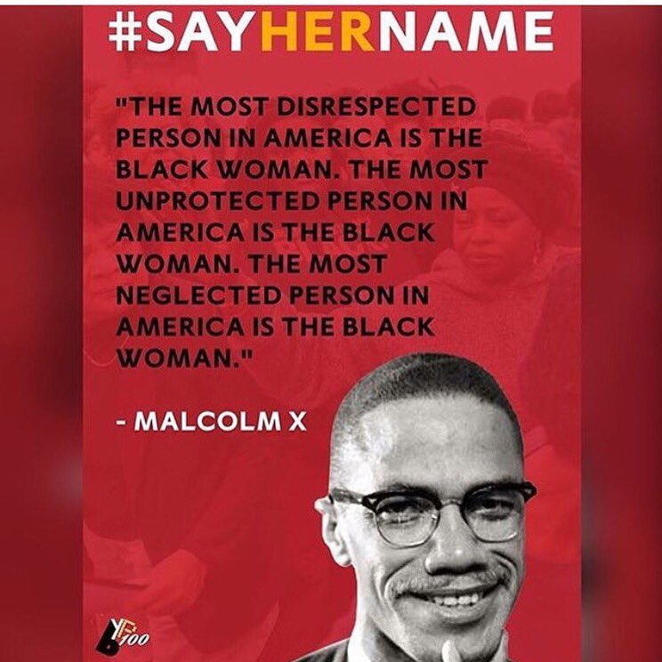 Happy Birthday Malcolm! 
Across the nation we are also uplifting Black women, girls, and femmes. #SayHerName
