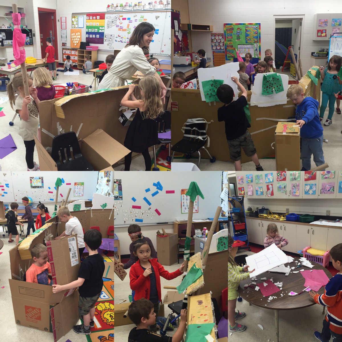 stncatholic's tweet image. Collaborative builders today in ECS! #tinyengineers  @EICSTalks