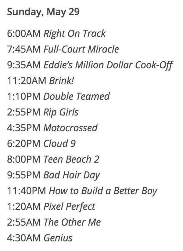 thefemaleboook's tweet image. Disney channel is releasing its 100th movie and to celebrate they are hosting a 4 day marathon of classics