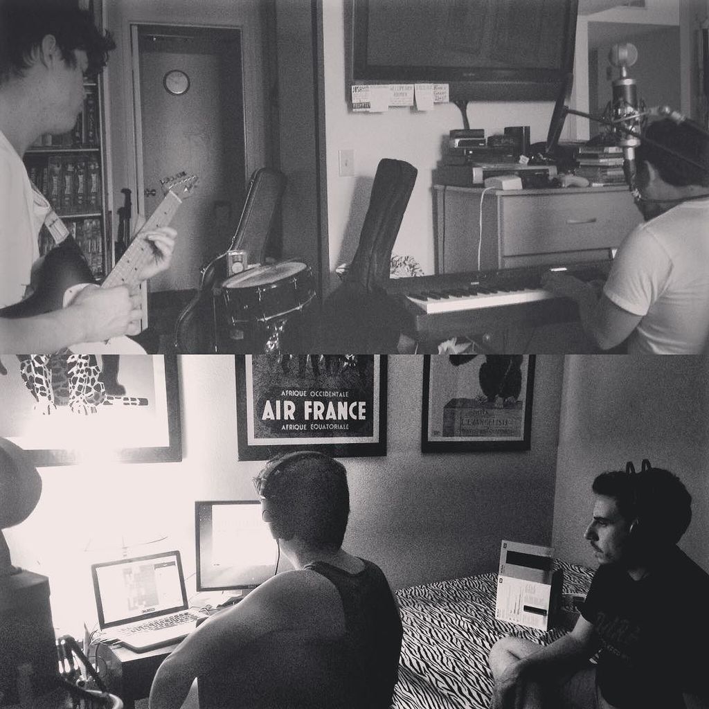 jamiepham's tweet photo. #tbt to when @theirwedding wrote their first EP. #robbirobb https://t.co/2A9f44eJ2m