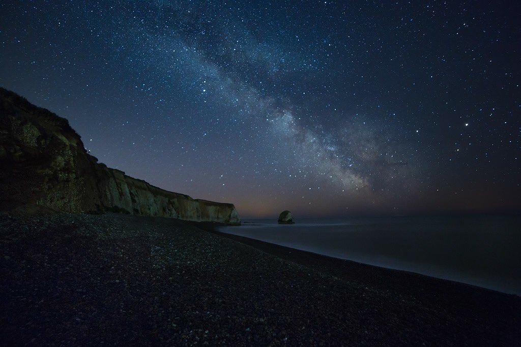 Love the #MilkyWay season -Freshwater Bay last week #IsleofWight