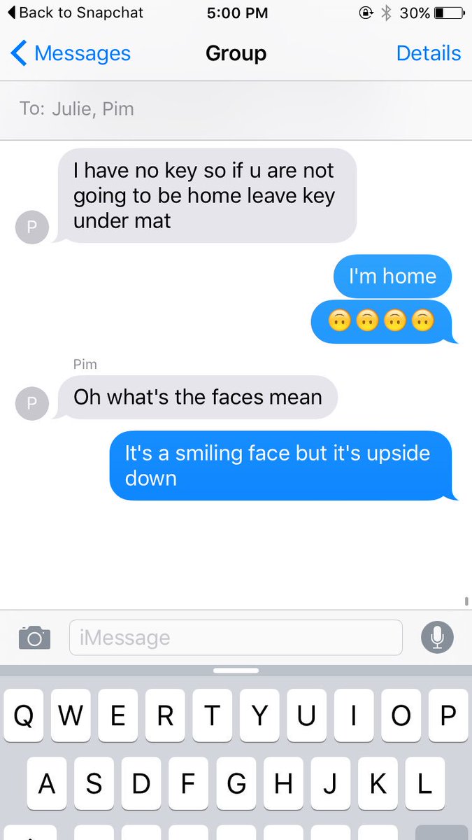 I don't know why I send my mom emojis apparently she can't understand them