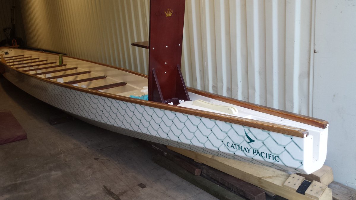 Drakeboot's tweet photo. First print on boat No.1
Thanks @cathaypacific 
Drakenboot Races Gorinchem 
Be there may 21 https://t.co/mdkDBSVf7O