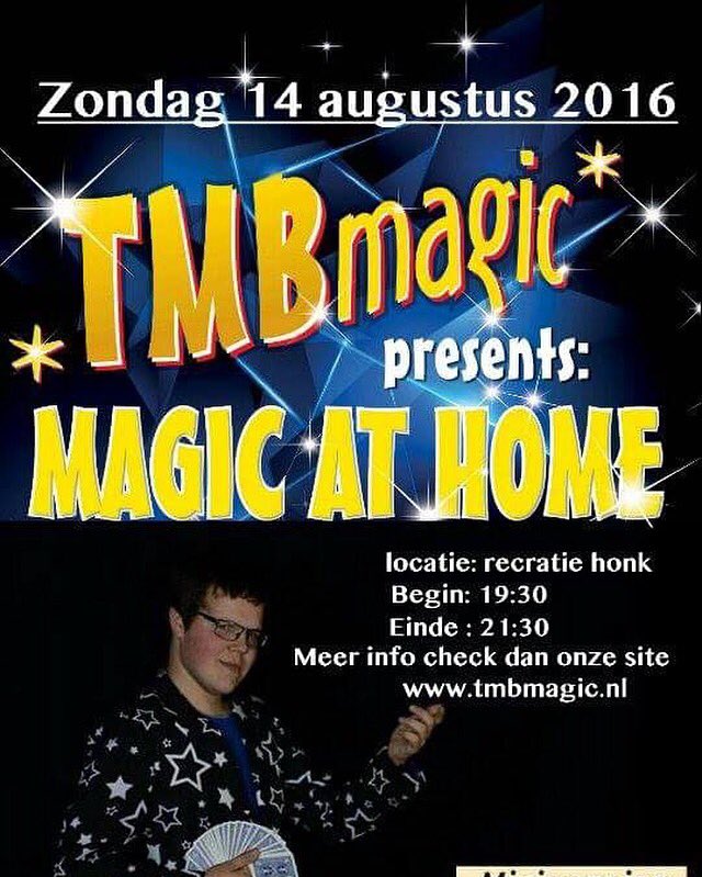 tmbmagic's tweet image. 14 augustus een magische show verzorgen op de camping de ontdekking in kamperland @omroepzeeland  @PromotieZeeland