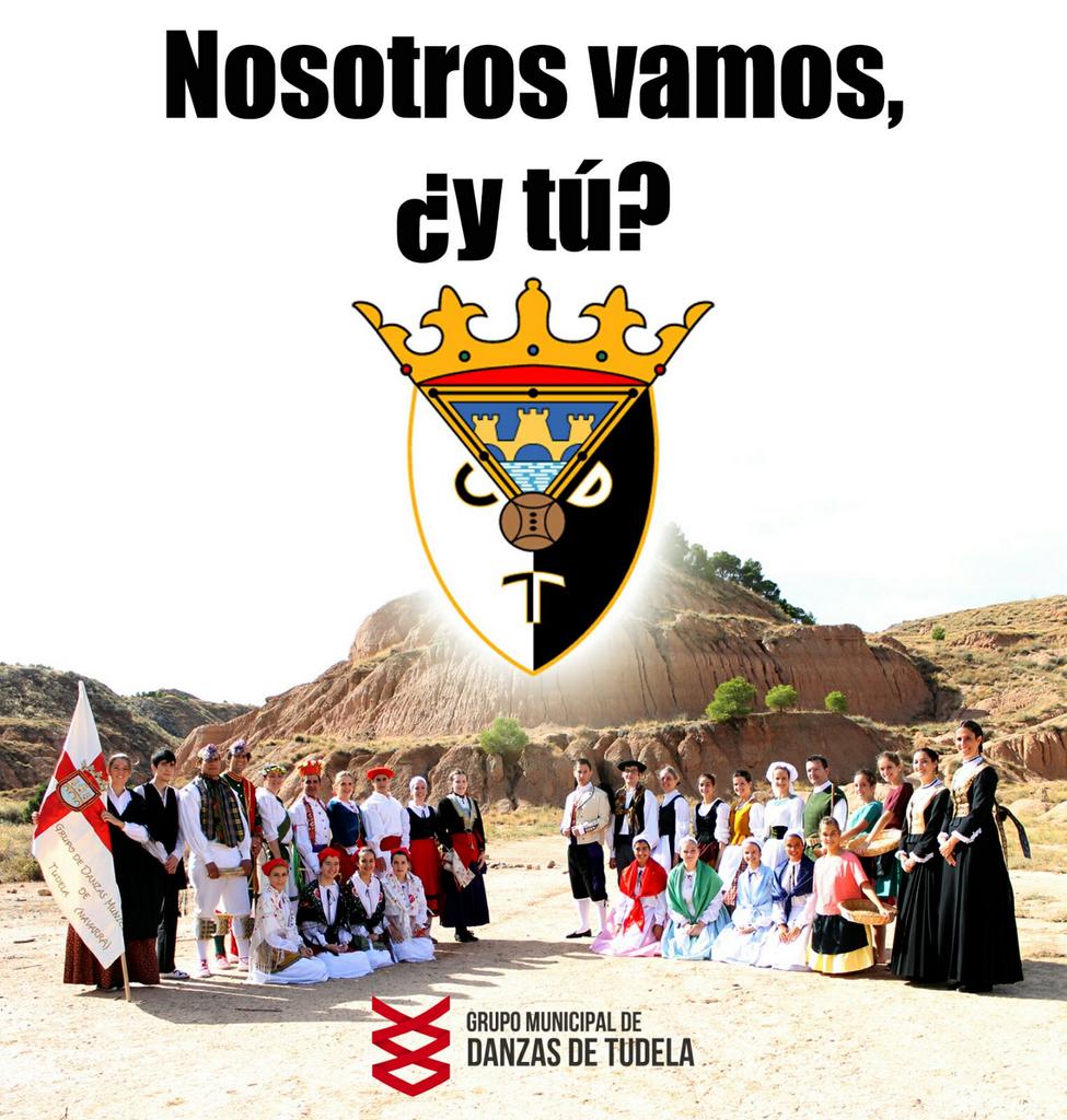 danzastudela's tweet photo. La cita con la historia este domingo. Aupa tudelano!!!!! @cdtudelano https://t.co/JaCvgrcnLc