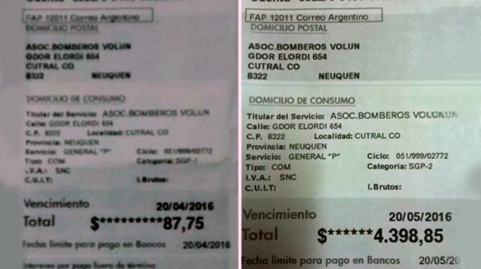 C5N's tweet photo. En llamas: por el tarifazo de gas, los bomberos debieron pagar 4.400 pesos https://t.co/oJdVDIX0M5 https://t.co/5TXTFEqBit