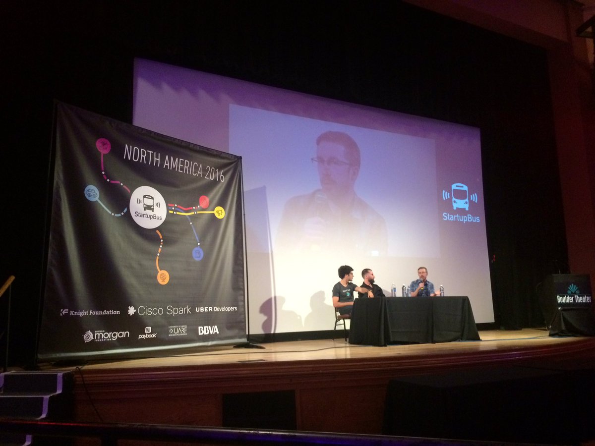 hone_work's tweet photo. Listening to @chrismessina give a talk before our finale pitch with @TheStartupBus 😁😁 https://t.co/bKA1jnlNGD