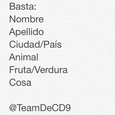 TeamDeCD9's tweet image. Basta:
•Letra: "O"
•Primer comentario gana!
•Rt para participar
-Eli
#MTVMiaw #MtvPopCD9 #MtvMatchNavarro