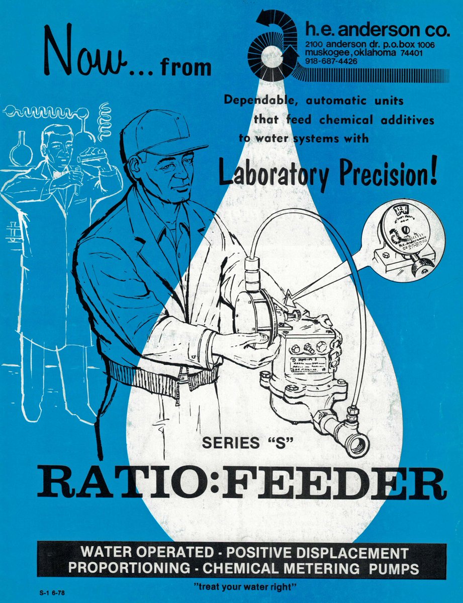 heainjectors's tweet photo. #TBT Water-Powered Proportional Dosing 1978

#AndersonInjectors #Fertigation #Chemigation https://t.co/FSqKiLgLVa https://t.co/aMvuHtiz75