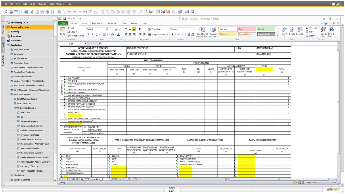 DistillerySOFT's tweet image. Automated TTB report generation for distilleries hubs.ly/H030-RS0 #distilling #DistillerySoftware