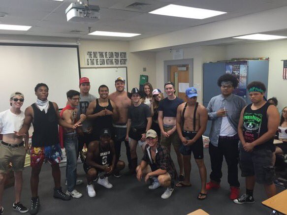 Some schools admin would call the swat team if their students did this