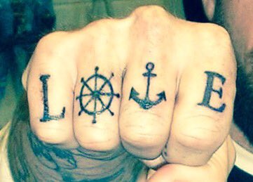 bighairygrowler's tweet photo. New Tattoo. #tattoo #Love #Ink #Nauticaltattoos https://t.co/vNtBF0Ybgx