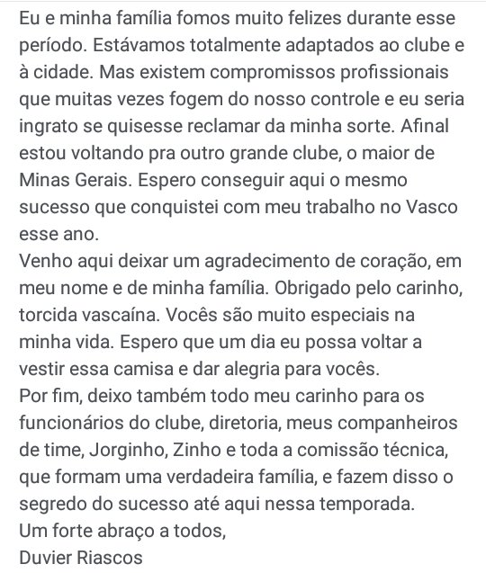 bibliavascaina's tweet photo. Eu que te agradeço ate mais @Riascos1120  💔💔😭 https://t.co/VMQfzNFEiO