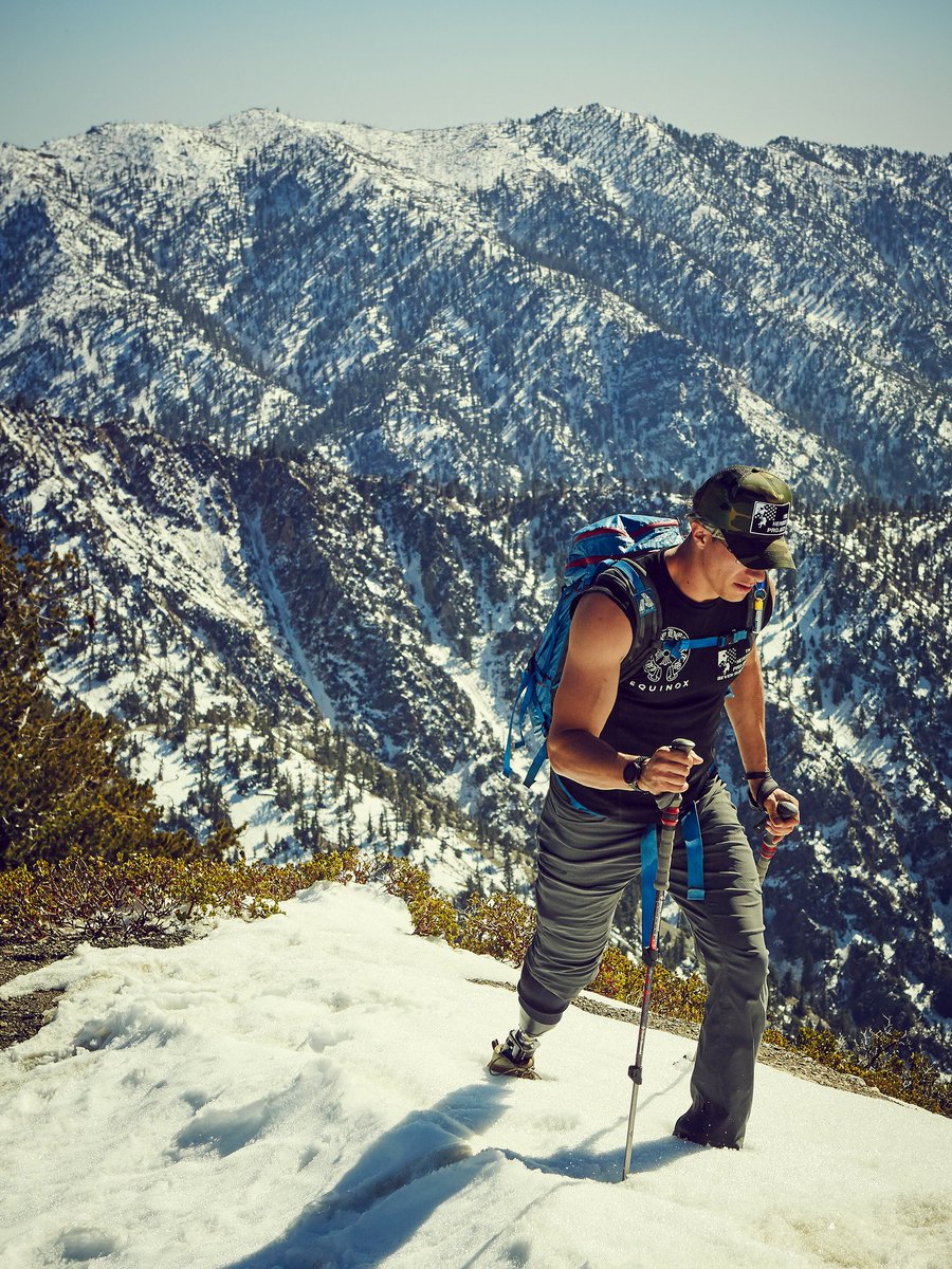 Equinox's tweet photo. For USMC SS Charlie Linville &amp; @TheHeroesProject, goals don't take a backseat. Today, they summited Mt. Everest. https://t.co/kAfqbvEl0T