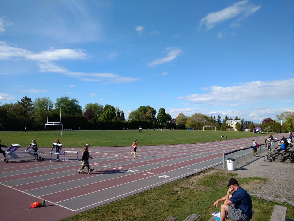 mrbgerhart's tweet photo. A beautiful evening for some #EOSSA track & field @tisspirates in #Brockville. Good luck @russelltwolves!! https://t.co/ax22PpSAFv
