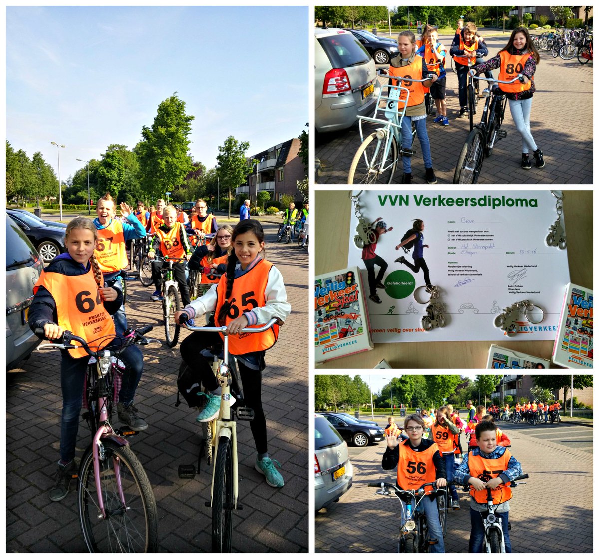 Geslaagd! Groep 7 en 8 van harte gefeliciteerd.
#VVN #theoretischverkeersexamen #praktijkverkeersexamen