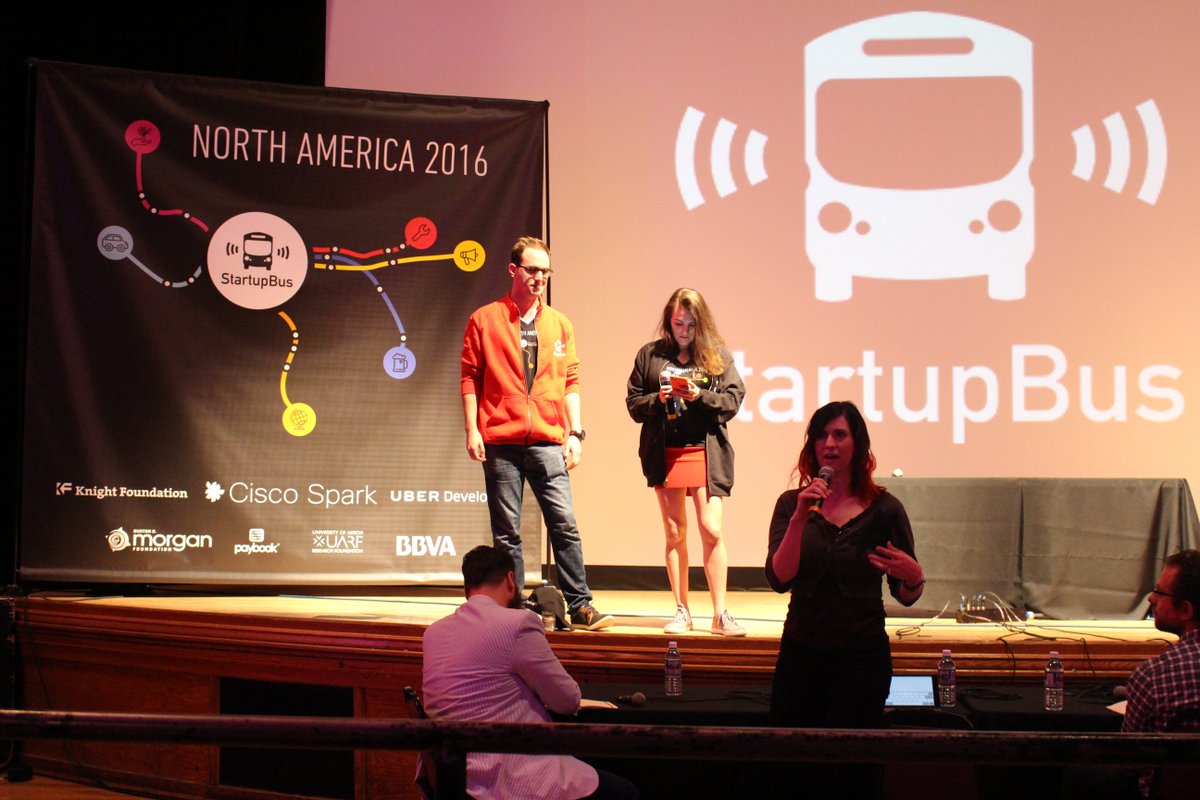GlassTableApp's tweet photo. Pitched it at @theStartupBus Finals @UberDevelopers @CiscoSparkDev @TheStartupBus judges are present. Fingers X'ed! https://t.co/60KHP5ShWm