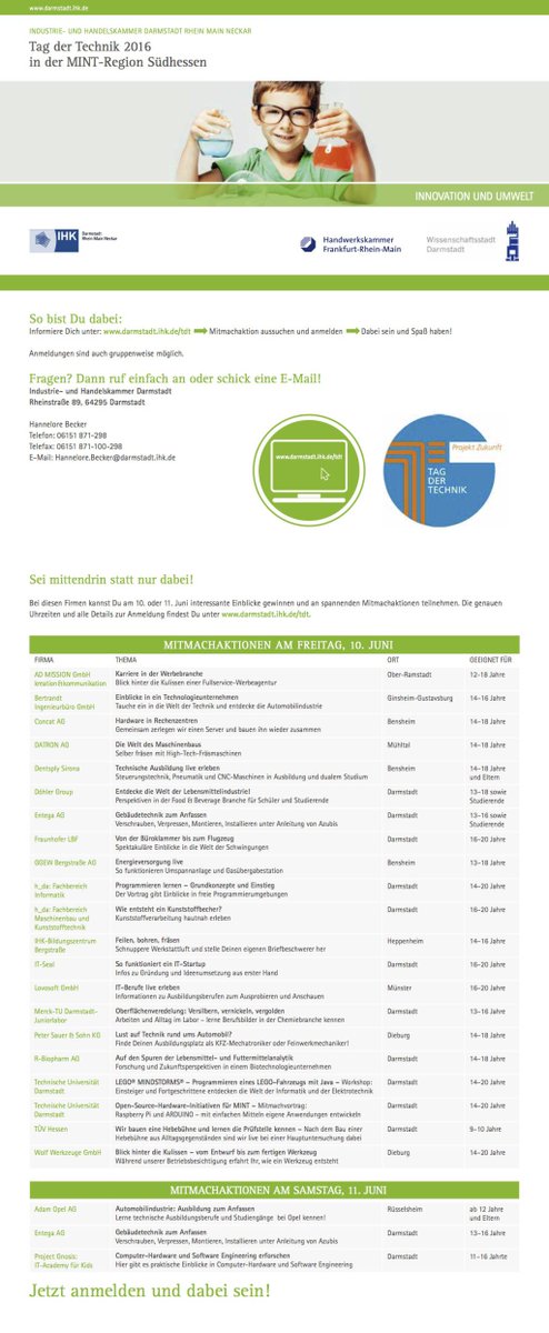 programmierende's tweet image. Tag der Technik 2016 we-robits.com/2016/05/19/tag…