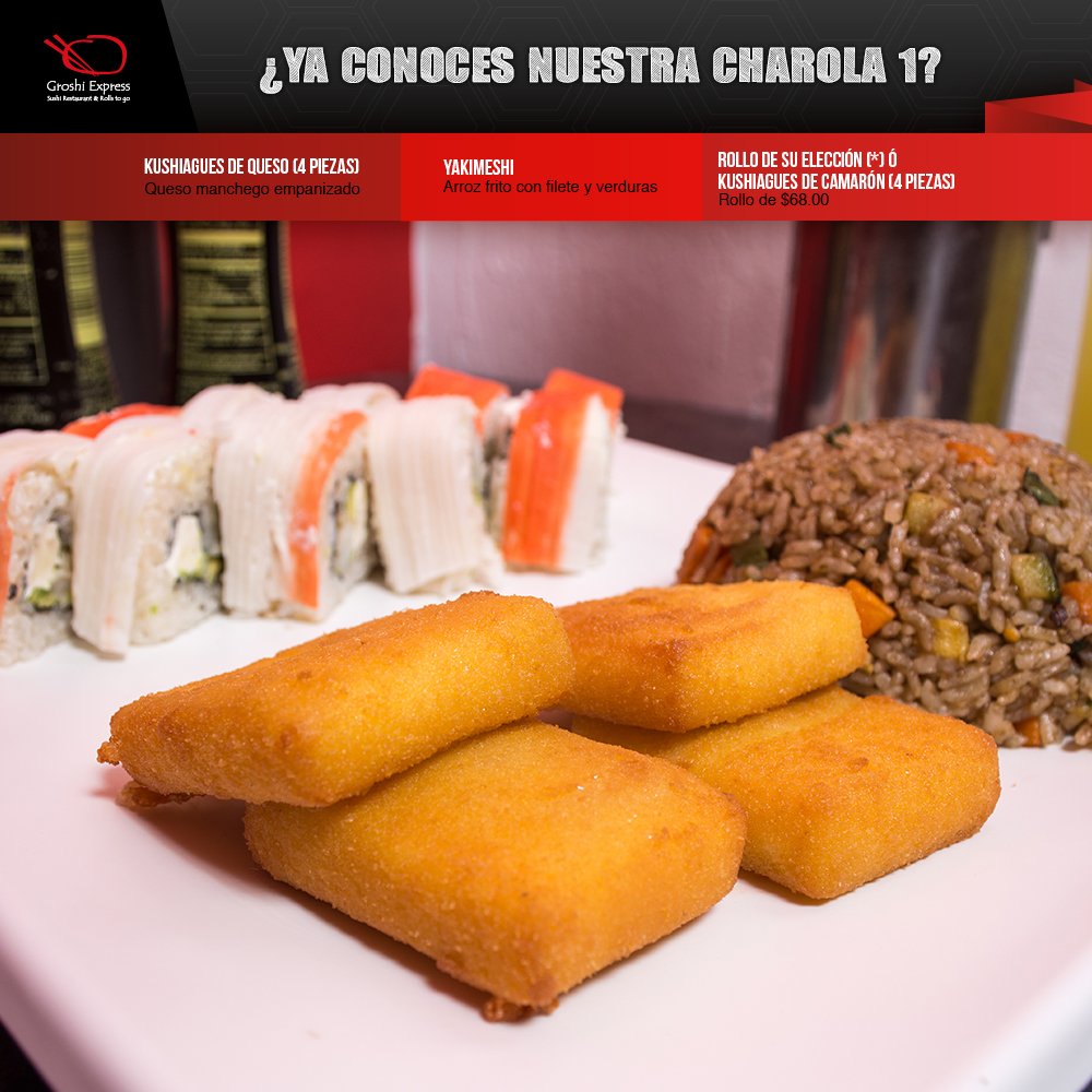 GroshiExpress's tweet photo. ¿Ya probaste nuestra charola 1?
#GroshiExpress #Charola https://t.co/hppMojXWr8