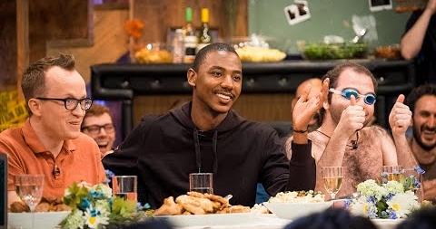 DramaramaEd's tweet photo. @NotoriousROD comes by for a TCGS family dinner! #GethHeadsContest #2CGS - https://t.co/PqKidDzkgG https://t.co/NieTxf6J32