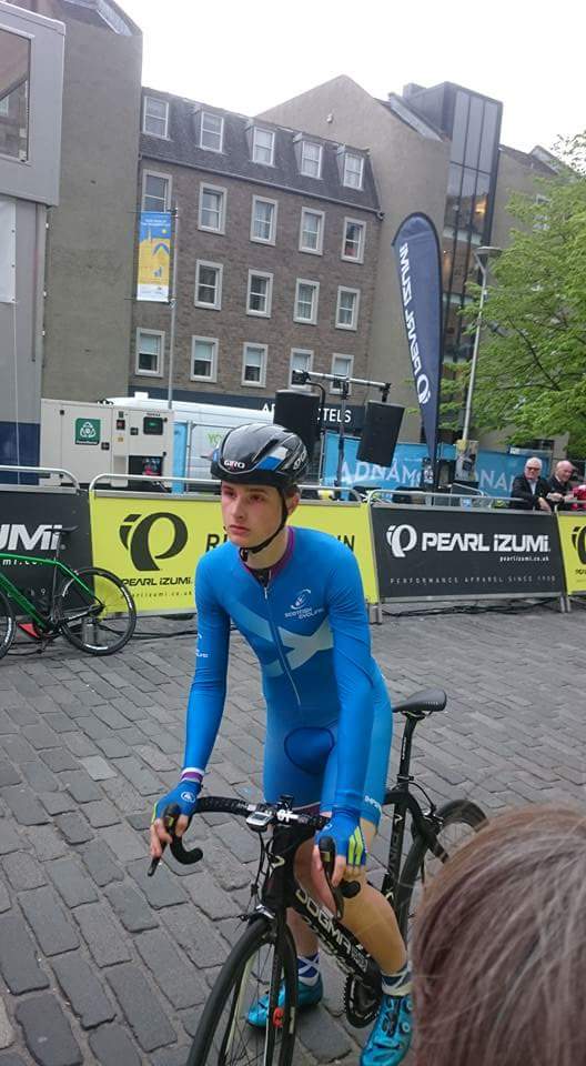 Had a good night riding for <a href="/ScottishCycling/">Scottish Cycling</a> in Edinburgh just a shame my face didn't show the excitement