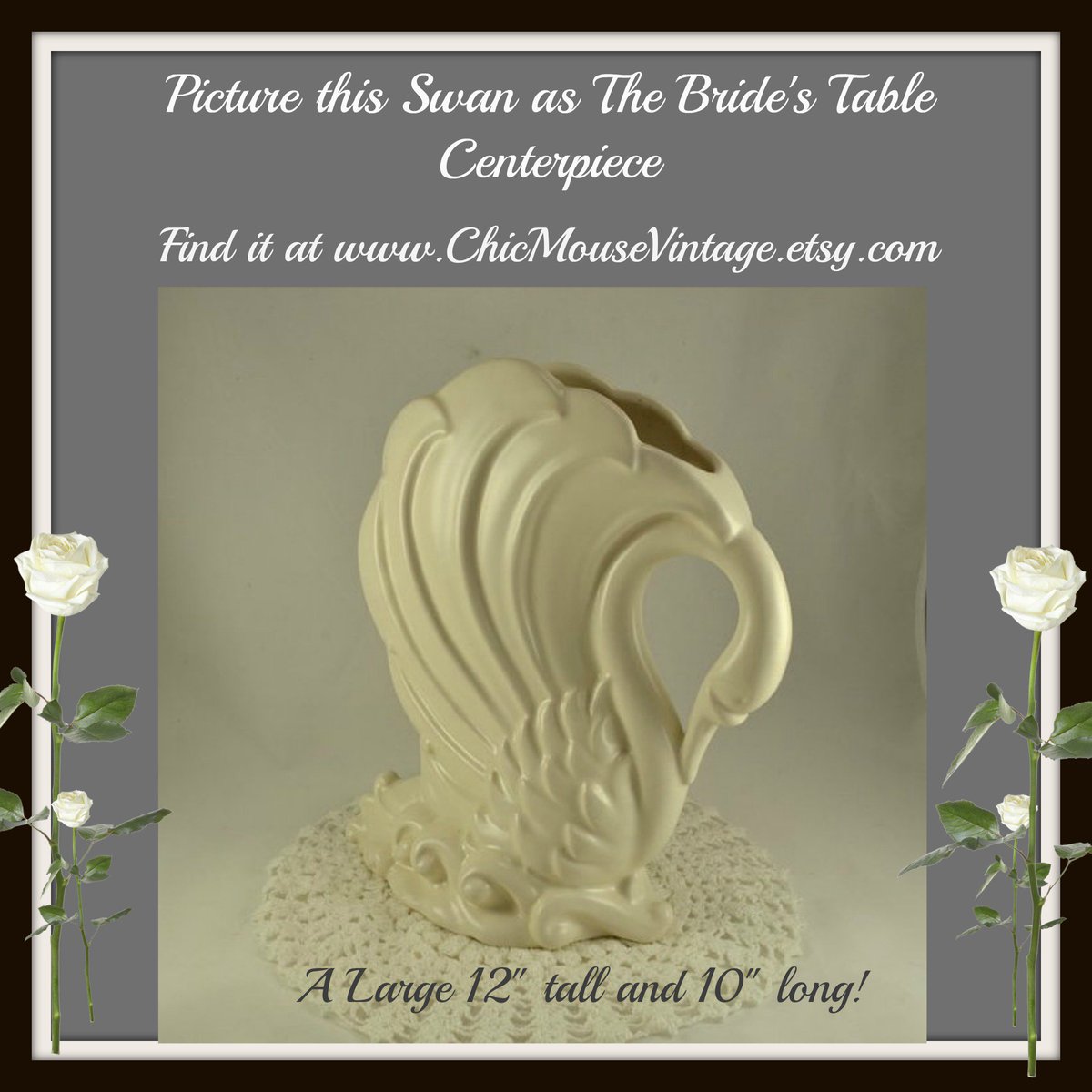 Chic_Mouse's tweet photo. https://t.co/9eggEXBvFD @Bekis_Beads #alexpals #weddingtable #bridestable #weddingdecor #whiteswan #gotvintage https://t.co/zJMUOxVCWg