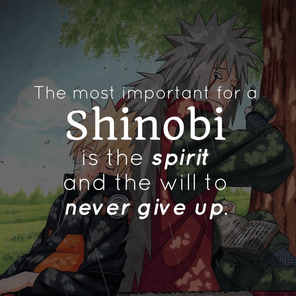 NarutoVillage's tweet image. The most important for a Shinobi is the spirit and the will to never give up 🙌💪