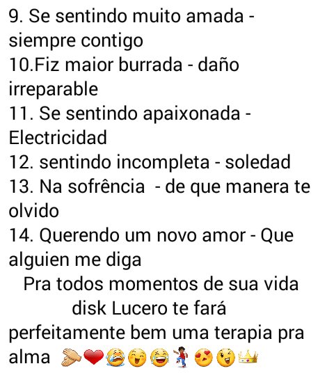 TerapiaLucerina's tweet photo. @LuceroMexico Terapia Lucerina 
Cada canção faz parte de nossas vidas!😍👑😭🍷💀😎👎🎉⏳💃
Adoroooo❤Você nos faz bem! https://t.co/YzbDo0oVdY