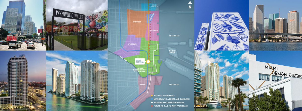305CondoExperts's tweet photo. #MiamiCentral in Downtown will contain offices, retail, 800+ apartments, and the Brightline high speed rail station. https://t.co/45SrLbU4qI