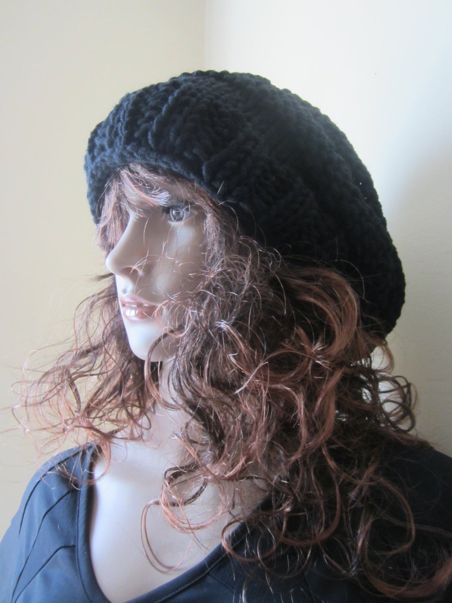 Elegantcrochets's tweet photo. BLACK BEEHIVE BEANIE, chunky beanie, slouchy beanie, winter h… https://t.co/lENOZVrWI5 #musicfestivals #WarmWoolHat https://t.co/mnkmhV5kGO