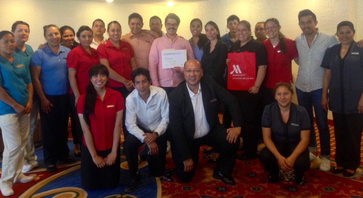 MarriottIxtapan's tweet photo. Muchas gracias a @SamDelRioFelix y @ItGetsBetter por esta charla. #EmpresaIncluyente #SinHomofobia #LoveTravels 😉 https://t.co/OOD8a2iiKz