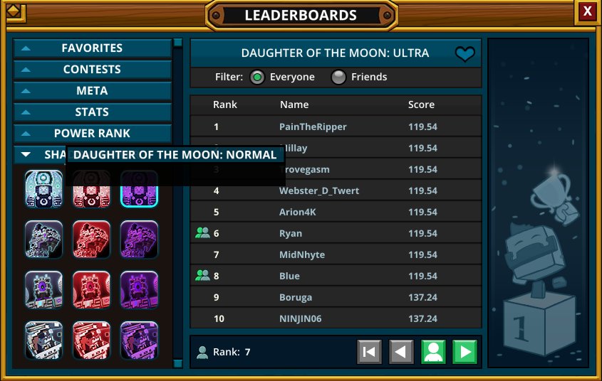 Sub 2 minute Daughter of the Moon Ultra, new record! <a href="/TrionWorlds/">Trion Worlds</a> <a href="/TroveGame/">Trove | Play Now!</a> <a href="/HeyAndrewK/">Andrew Krausnick</a>