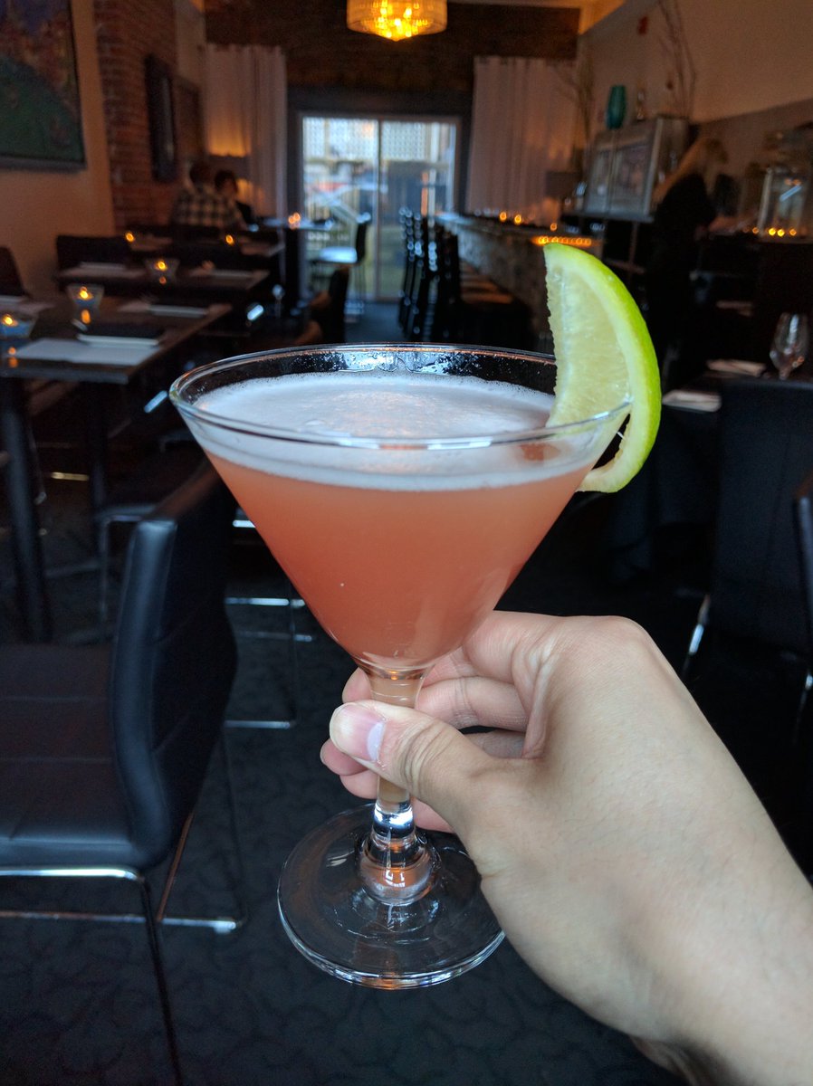 Cocktail at Magnum and Steins in St. John's, Newfoundland and Labrador