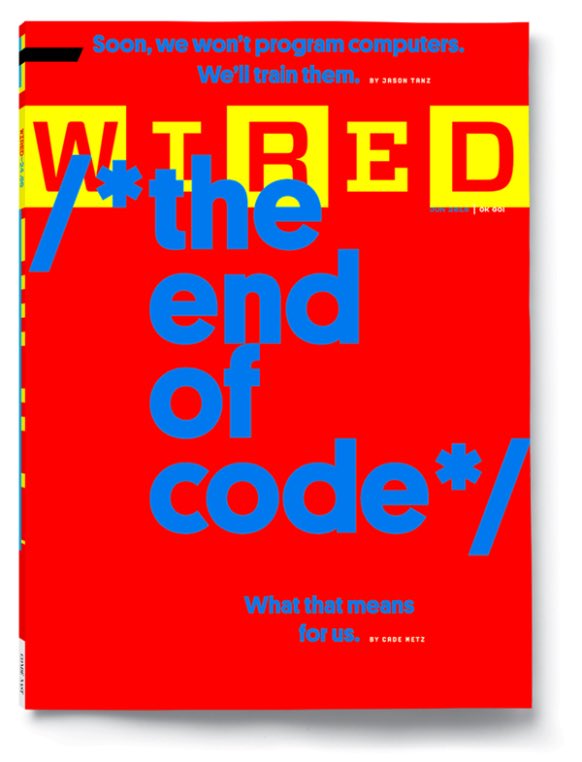 _codewarriors's tweet image. Soon We Won’t Program Computers. We’ll Train Them Like Dogs wired.com/2016/05/the-en… via @WIRED #coding