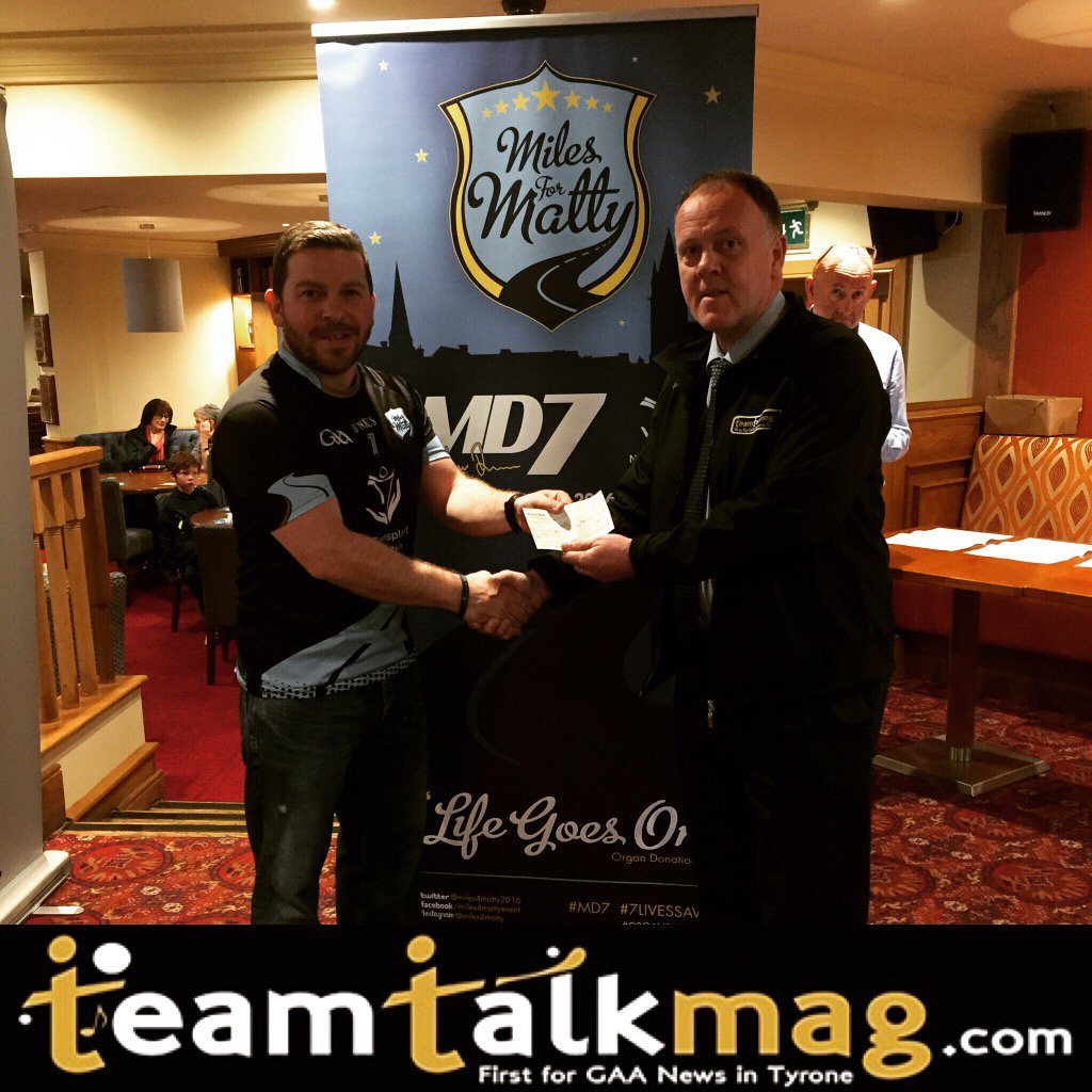 miles4matty2016's tweet photo. @teamtalkmagLIVE supporting Miles for Matty! A massive thank you ๐ #MD7 #2days #RememberingAStar #GAAcommunity https://t.co/nQYJ4Fgh3l