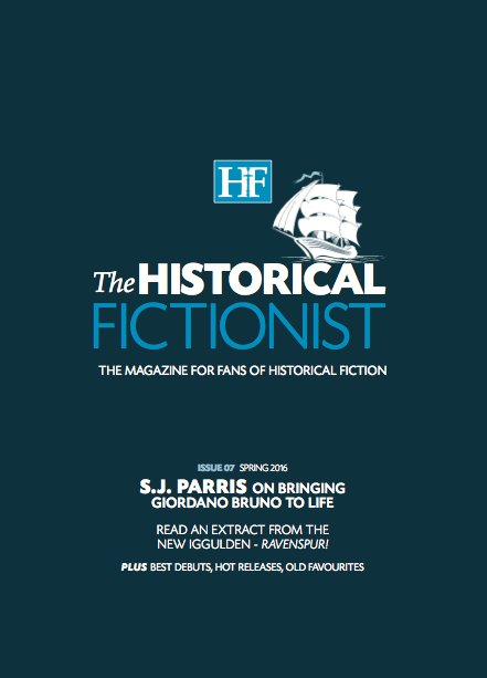 HistFictionist's tweet photo. New HistFic hot off press this AM featuring SJ Parris @thestephmerritt @Conn_Iggulden Manda Scott @hare_wood &amp; more https://t.co/sFFw5MGzX1