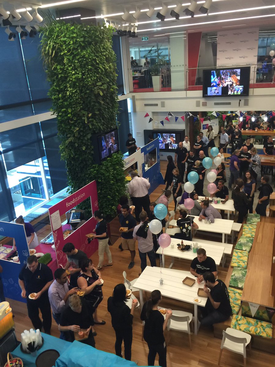 talkingpie's tweet image. And we&apos;re off! #techonehackday @TechnologyOne