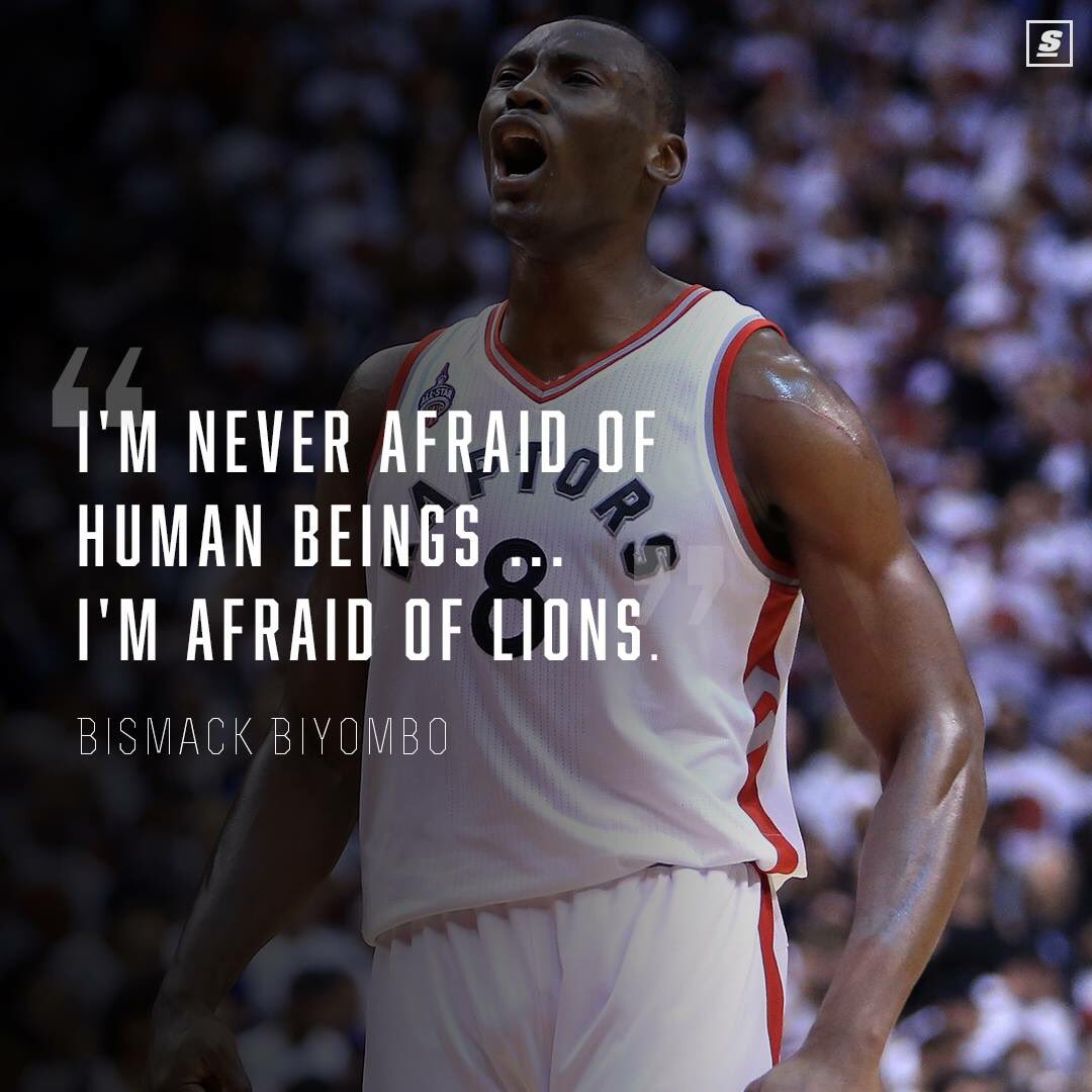 RaptorsSource's tweet image. Words of wisdom by the big man himself..... @bismackbiyombo0 #Raptors @Raptors #RTZ #WeTheNorth